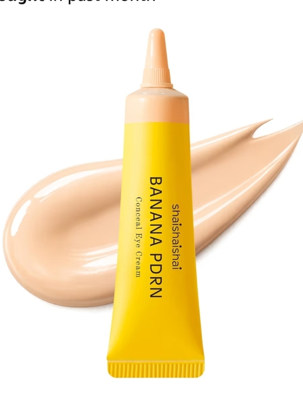 Shaishaishai Banana PDRN Conceal Hydrating Under Eye Cream: Vanilla